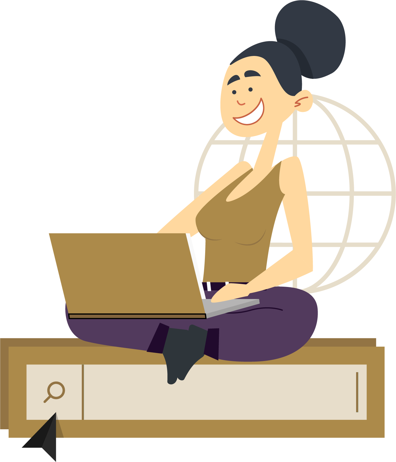 girl laptop